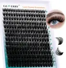 Lash Clusters D Curl 280Pcs Cluster Lashes DIY Lash Extensions Eyelash Clusters