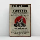 To My Son - Biker Poster 062021