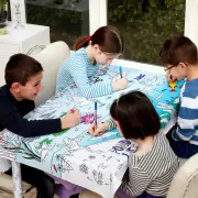 Colour and Learn Pond Life Table Cloth