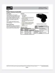 Johnson Controls P-3800-1 Reset Volume Controller, New Factory Sealed