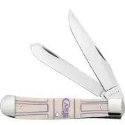 CASE XX KNIVES GRAPE SODA BOTTLE - NATURAL SMOOTH BONE TRAPPER 6254 SS (1067680)