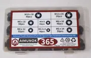 365 Piece Aimunok Internal Tooth Washers Push On Speed Clips 8 Sizes Assortment