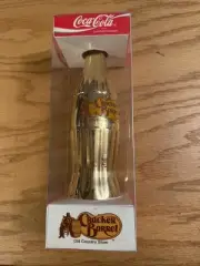 Vintage 1994 Coca-Cola & Cracker Barrel Collaboration Gold Collectible Bottle