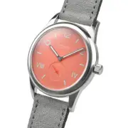 NOMOS Glashütte club campus cream coral watch men TO05004