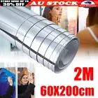 Large Mirror Wall Sticker Roll Self Adhesive Bathroom Room DIY Decor Stick On