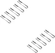 Luxshiny Sets Serving Tongs for Ice Sugar Mini Acrylic Tongs Cm Length for Parties Buffets and Catering Pcs