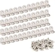 45PCS Silvery Stainless Steel Shelf Bracket,Joint Right Angle Bracket,L Corner Bracket , Heavy Duty Metal Corner Brace Shelf Supporter Aufuga,Shelves Wall Hanging Bracket with Screws(0.78x0.78x0.62)