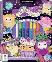 Kaleidoscope Colouring Kit: Squishmallows – Creative Art Set with Coloring Pages, Markers & Stickers – Fun Craft Kit for Kids & Squishmallows Fans