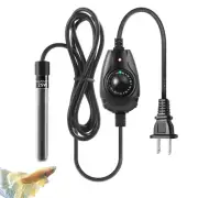 25W Small Aquarium Heater Mini Fish Tank Heater Submersible Glass Water Heater