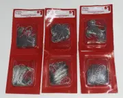 600 ct Ornament Hanger Hooks Silver 2" Household Organization 6 Pack In Lot New