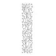 Leaf Strip Border Frame Metal Cutting Die Cuts Stencils for DIY Embossing Card