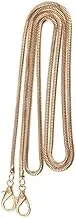 Metal Skinny Snake Chain Bag Chain Strap Replacement for Handbag Crossbody Bag Shoulder Bag 120cm - Gold Fashion