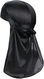 [Generic] Velvet Durag Silky Hat Cap Men Women Premium Designer Doo Rag Wave Silk Headwear-Silky Wave Cap with Premium Comfort