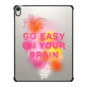 iPad Air 13-inch (M2/M3) iPad Impact Case Go Easy on Your Brain