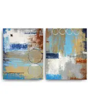 Ready2HangArt Niagra I/II 2pc Wrapped Canvas Wall Art by Norman Wyatt