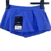 Intermezzo Girls Ice Skating Figure Skating Skirt, Size 12 Years, Crystals, Blue