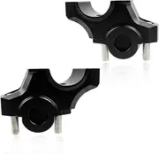 Lorababer Motorcycle Motorbike 15mm Handlebar Riser Higher Extend Adapter for 2015-2020 Yamaha MT FZ 09 XSR900 2016 2017 2018 2019 (Black)