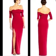 Aidan Mattox column gown