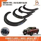 Glossy Black G42 6" Fender Flares Arches for Nissan Navara D23 NP300 2021-2023