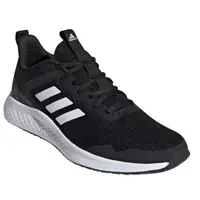 在飛比找蝦皮商城優惠-Adidas-FLUIDSTREET 男款黑色慢跑鞋-NO.