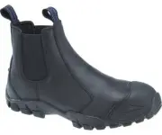 Bates Men's Strike Chelsea Comp Toe Slip-on Safety Toe Boot Black, Size 8 EW
