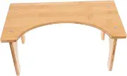 Wooden Foot Stool Bathroom Stool Potty Training Toilet Seat Toilet Foot Rest Wooden Step Stool for Toilet Alignment and Squatting