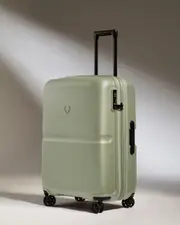 [Antler] Medium Luggage in Clover Green - Single Stripe