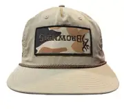 Browning UPSIDE Down Logo Miner Vintage SnapBack Tan OSFM
