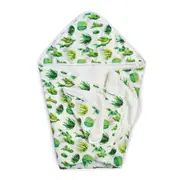 Tiny Twinkle - Kaffle® Hooded Towel and Washcloth Set - Cacti