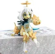 Paimon Genshin Figure Impact Figurine Genshin Merch Impact Paimon Figure Sitting 1/7 Scale Game Action Figure Character Model Anime Toys