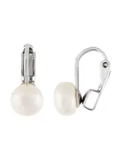 Splendid Pearls Silver 7-8mm Pearl Earrings