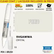 9VGAWWA Touch Up Paint for Ford White KA 9VGA F W CRYSTAL Pen Stick Scratch Chip