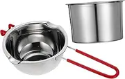 INOOMP 1set Stainless Steel Butter Melting Pot Handle Capacity for Cheese for Outdoor Cooking and Baking