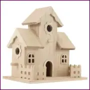Wooden Bird House Pet Bird Nest Hanging Sleeping Nest Bird Nest Box Garden Decor