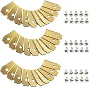30pcs Stainless Steel Lawn Blade for Outdoor Garden Grass Cutter Trimmer Lawn Robot Blades Lawn Mower Replacement Blades