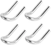Spring Hook Set Stainless Steel U-Shape Fastener Replacement Loop Tabs Motorbike Spring Hook