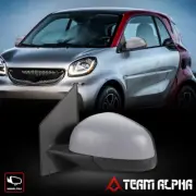 Fits 2016-2017 Smart Fortwo [Left Driver Side] OE Style Manual Adjustment Mirror (for: Smart)