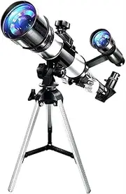 Telescope Telescopes Refracting Telescope Astronomical Monocular Telescope for Beginners Portable Telescope Tripod Finderscope Portable Travel Telescope