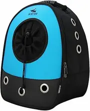 Dog Backpack Carrier, OKBUYNOW Portable Dog Cat Carrier for Outdoor Travel Hiking - Blue