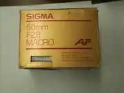 50mm SIGMA F2.8 NEW AF AUTOFOCUS MACRO LENS for SONY ALPHA MINOLTA MAXXUM CAMERA