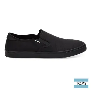 TOMS 簡約帆布休閒鞋-男款-Topanga系列-10012504 BLACK