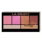 L.A.COLORS So Cheeky Blush & Highlight Palette