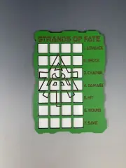 Warhammer 40k - Aeldari Strands of Fate Dice Tracker - MDF 16mm Dice Size