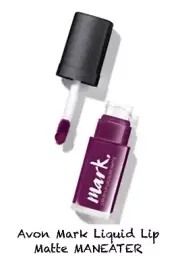Avon Mark liquid lip lacquer Matte MANEATER