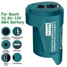 USB Power Source Charger Adapter w/Type-C Input for Bosch 10.8V-12V GBA Battery