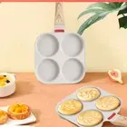4-Hole Fried Egg Pancake Burger Frying Pan Non-Stick Breakfast Egg Maker Cook