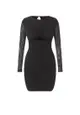 Lace dress with Cut-Out detail - PHILOSOPHY DI LORENZO SERAFINI - Black