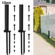 Triangular Design Steel Ground Spike for Ensuring Fence Post Stability