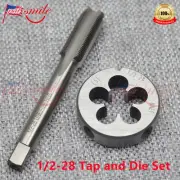 NEW 1/2"-28 UNEF HSS Thread Tap & Die Set Right Hand High Quality US