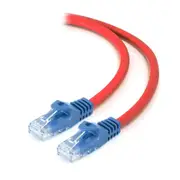 Alogic C6-10-RED-CSV 10m Red CAT6 Category 6 Crossover Cable Snagless Patch Lead 8P8C (RJ45)